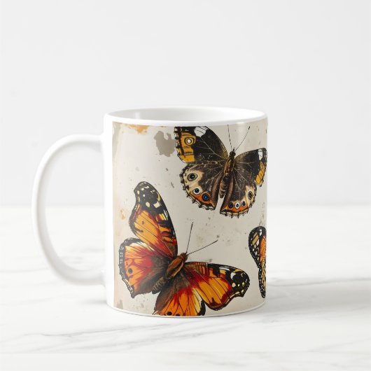 Mug Bliss papillon : Vintage (Gauche)
