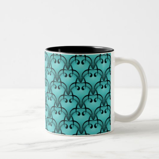 Mug Bliss, Turquoise Douce (Droit)