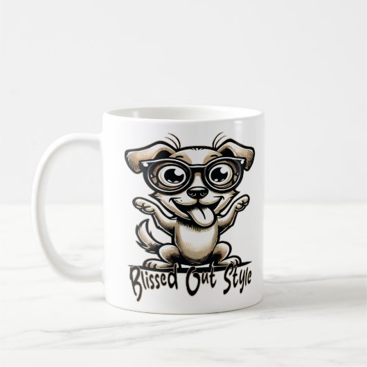 Mug Blissed out dog (Gauche)