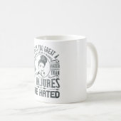 Mug BLM - La haine est un fardeau trop lourd à support (Devant droit)