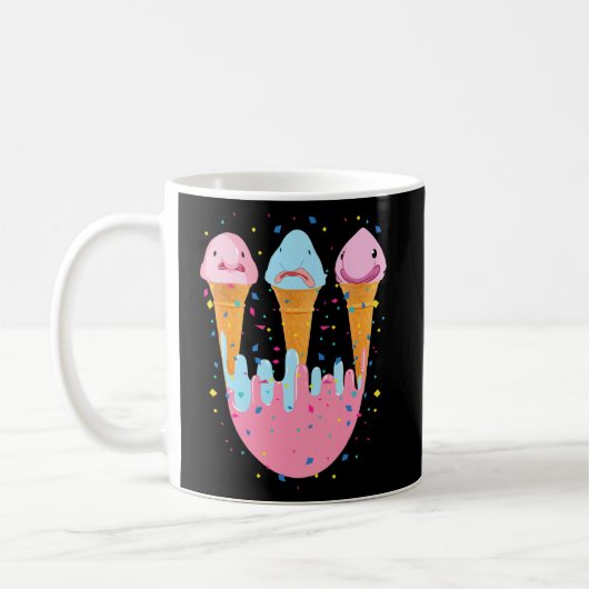 Mug Blobfish Glace Crème laide Poisson (Gauche)