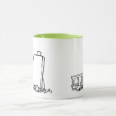 Mug BLOC CRÉATIF par Jeff Willis Art (Centre)