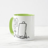 Mug BLOC CRÉATIF par Jeff Willis Art (Devant gauche)