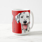 Mug Bloc de couleur dalmate (Devant droit)