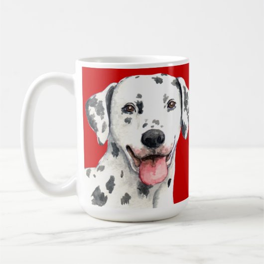 Mug Bloc de couleur dalmate (Gauche)