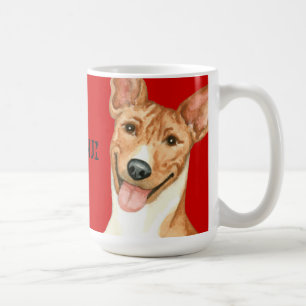 Mug Bloc de couleur de Basenji