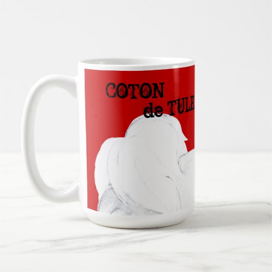 Mug Bloc de couleur de coton (Gauche)