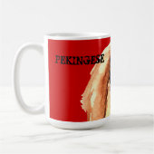 Mug Bloc de couleur Pekingese (Gauche)