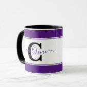Mug Bloc de couleur personnalisé (Devant gauche)