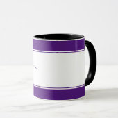 Mug Bloc de couleur personnalisé (Devant droit)