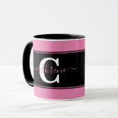 Mug Bloc de couleur personnalisé (Devant gauche)