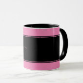 Mug Bloc de couleur personnalisé (Devant droit)