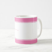 Mug Bloc de couleur personnalisé (Devant droit)