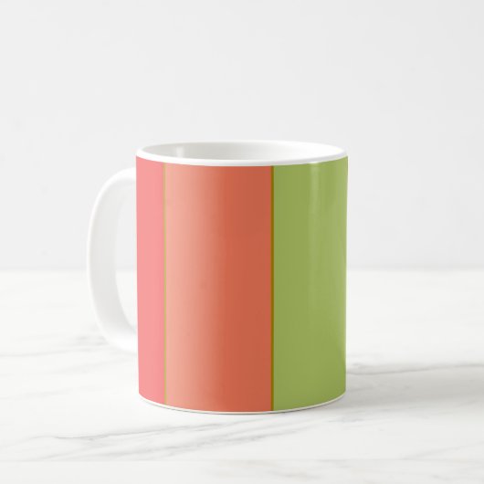Mug Bloc de couleur vertical rétroactif (Devant gauche)