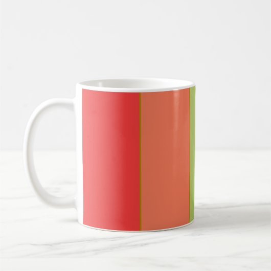 Mug Bloc de couleur vertical rétroactif (Gauche)