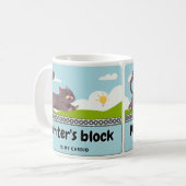 Mug Bloc de l'écrivain : bande dessinée de l'écrivain (Devant gauche)