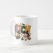 Mug Bloc de lettres de sorcière (Devant gauche)