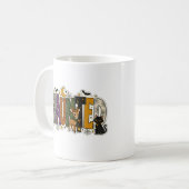 Mug Bloc de lettres hantées (Devant gauche)