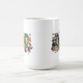 Mug Bloc de lettres Papa effrayant (Centre)