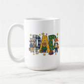 Mug Bloc de lettres Papa effrayant (Gauche)