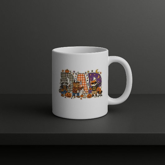 Mug Bloc de lettres Papa effrayant