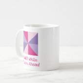Mug Bloc de patchwork à roue dentée Quatre Couleurs de (Devant gauche)