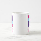 Mug Bloc de patchwork double quatre en quilting Pun 3 (Centre)