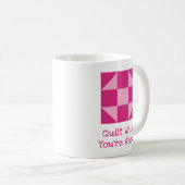 Mug Bloc de patchwork Shoo Fly 2 tons (Devant droit)