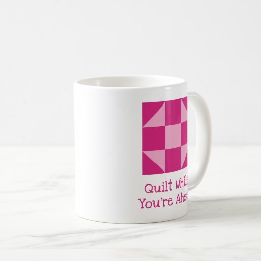 Mug Bloc de patchwork Shoo Fly 2 tons (Devant droit)