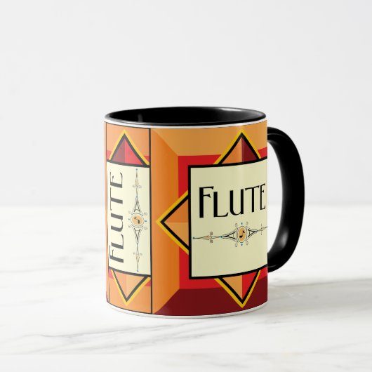 Mug Bloc décoratif à fluide (Devant droit)