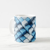 Mug Bloc d'illusion optique 🔳 (Devant gauche)