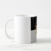 Mug Blocage noir blanc et soleil Brown (Gauche)