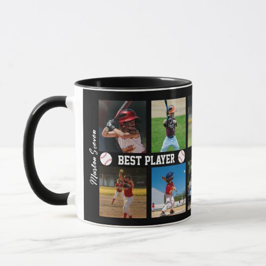 Mug Blocage photo de baseball modèle (Gauche)