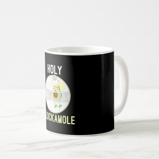Mug Blockamole Funny Volleyball Block Avocado n (Devant droit)