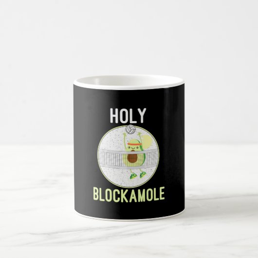 Mug Blockamole Funny Volleyball Block Avocado n (Centre)