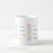 Mug Blocs Bébé Musicaux Solfège de la Gamme (Centre)