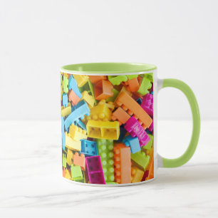 Mug Blocs constitutifs en plastique au néon