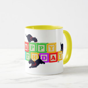 Mug Blocs d'anniversaire Scottie