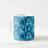 Mug Blocs de bande bleu (Devant gauche)