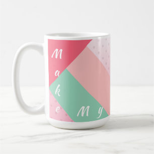 Mug Blocs de couleur rendent ma journée de Musique