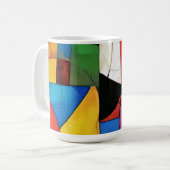 Mug Blocs de Couleurs Ludiques (Devant gauche)