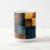 Mug Blocs de pixels ambre  (Centre)