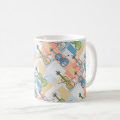 Mug Blocs de violon coloré (Devant droit)