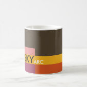 Mug Blocs ensoleillés Brown Orange (Centre)
