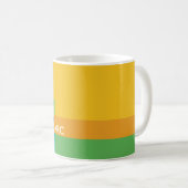 Mug Blocs ensoleillés Vert Jaune (Devant droit)