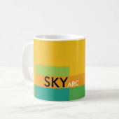 Mug Blocs ensoleillés Vert Jaune (Devant gauche)