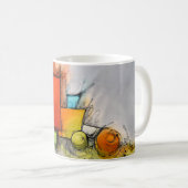 Mug Blocs Géométriques Audacieux (Devant droit)