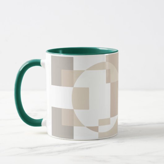 Mug Blocs Géométriques Doux – Simples et Élégants (Gauche)