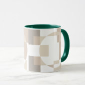 Mug Blocs Géométriques Doux – Simples et Élégants (Devant droit)