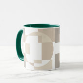 Mug Blocs Géométriques Doux – Simples et Élégants (Devant gauche)